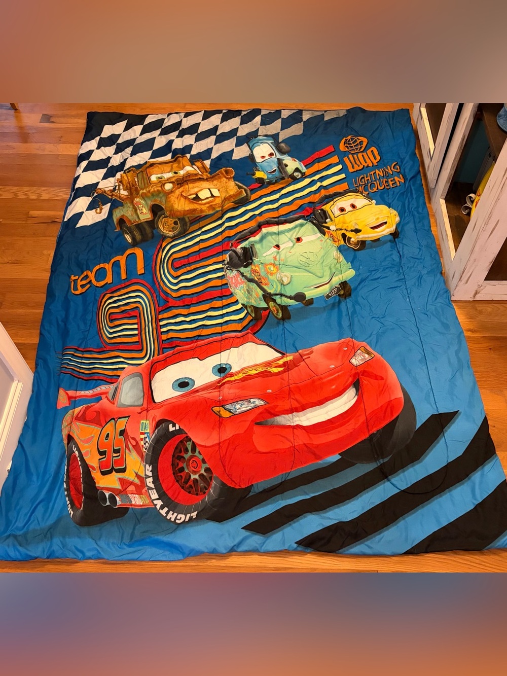 Lightning McQueen Cars Twin Comforter